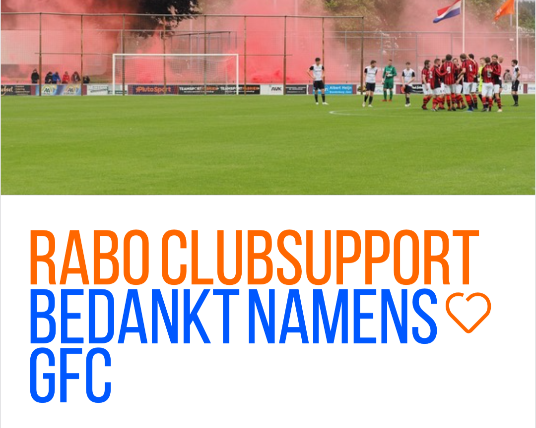 GFC haalt € 1.240 op met Rabo ClubSupport